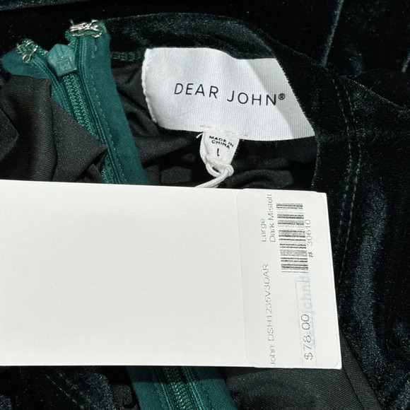 Dear John Shirred Shirt NWT - Picture 3 of 4